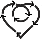 Earth Changers logo basis - infinite heart