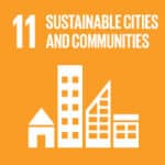 United Nations Sustainable Development Goals UN SDG 11- Sustainable Cities & Communities logo