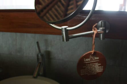 Lodge sustainability signage