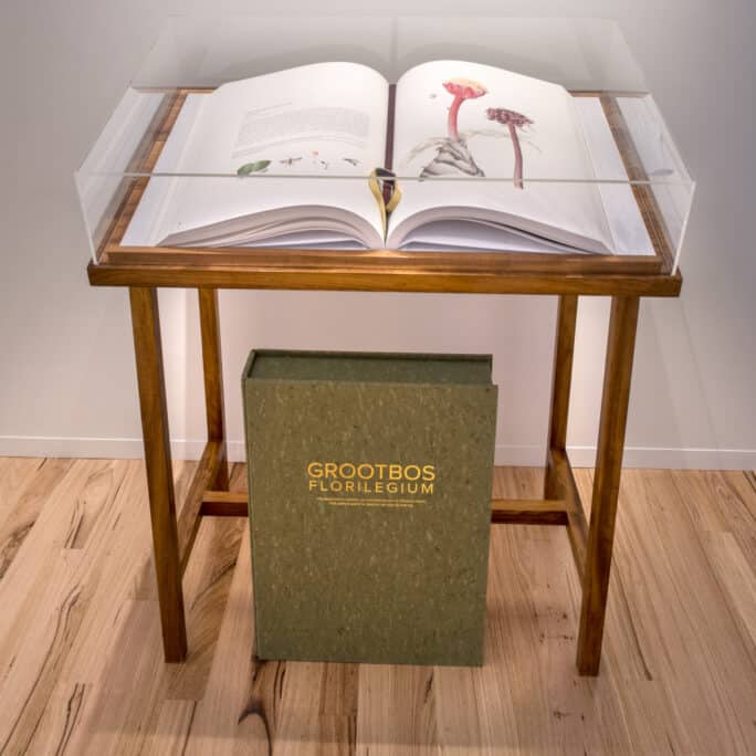 Florilegium art illustrations book, Grootbos Foundation, HWB Art Gallery South Africa