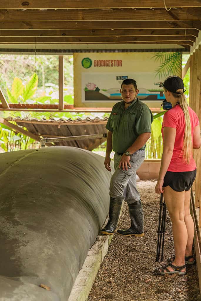 Sustainability Biodigestor, Pigs & Twigs Sustainability tour, Lapa Rios, Costa Rica