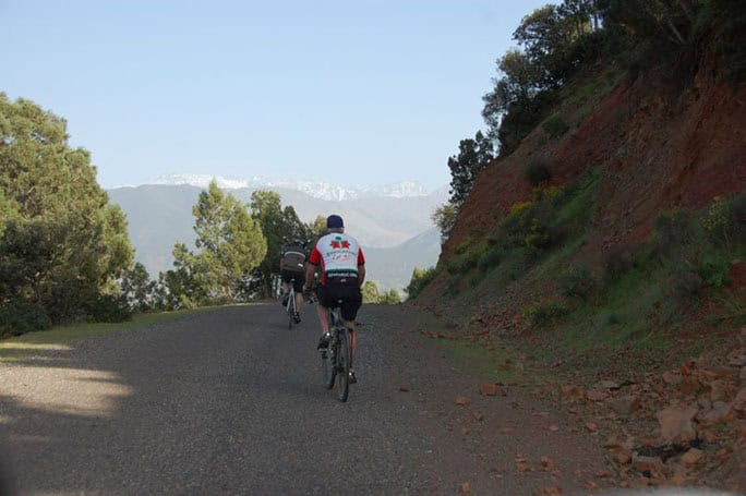 Cycling Marrakech Atlas Etape, for Education For All charity, Morocco