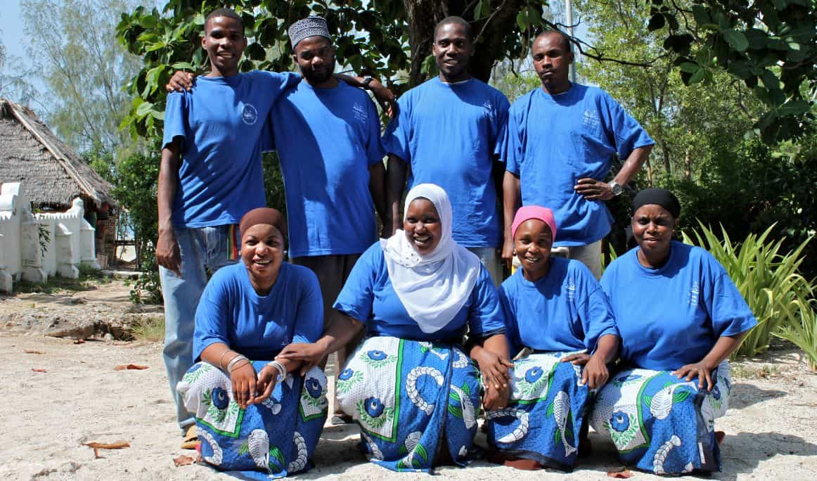 Chumbe Island, Tanzania - housekeeping & maintenance staff