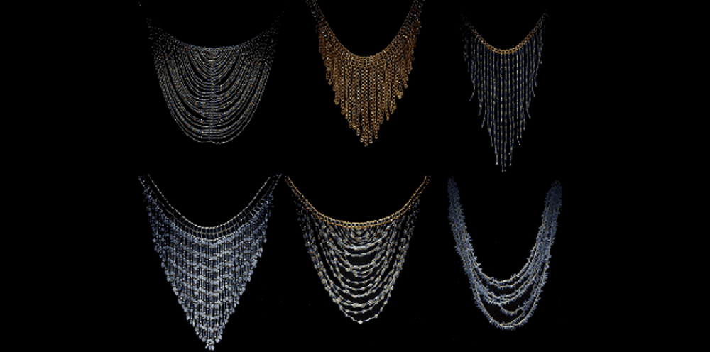 Nikoi Island Indonesia OrangLaut crystal necklaces