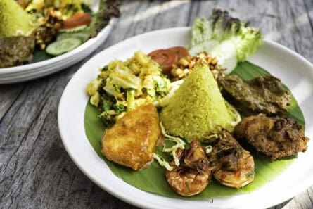 dining at Nikoi Island, Indonesia