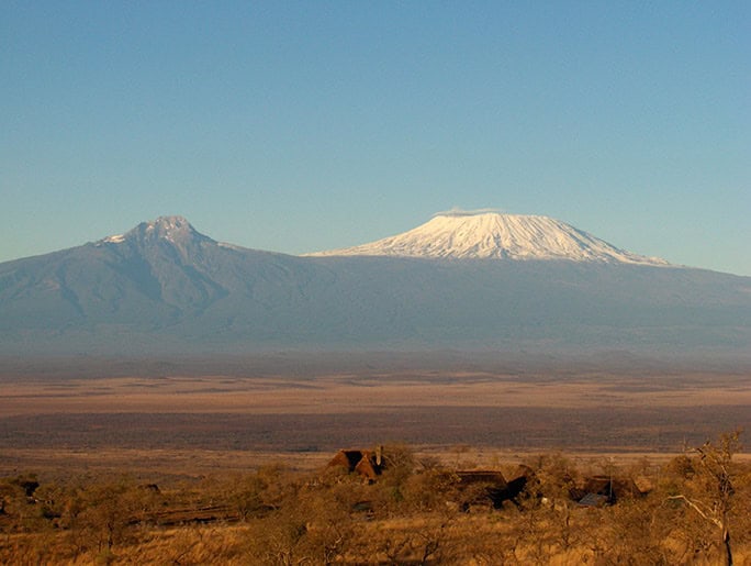 Kenya Campi ya Kanzi Sunrise Mount Kilimanjaro