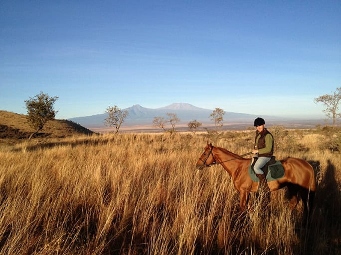 Kenya Campi ya Kanzi horseback Luca