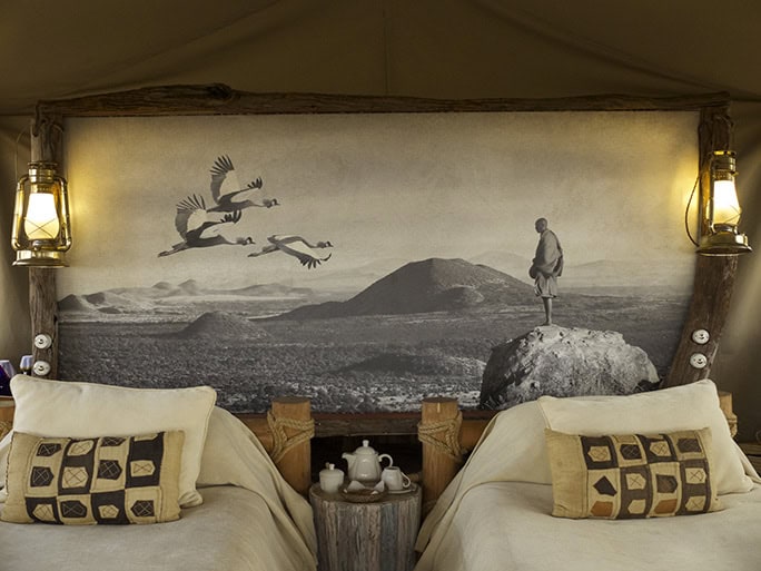 Kenya Campi ya Kanzi tent Longido room