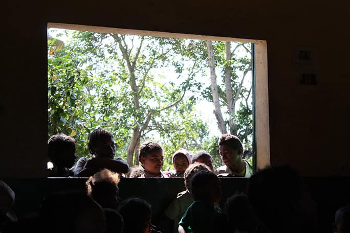 Sainte Luce school window, Madagascar © Vicky Smith, Earth Changers