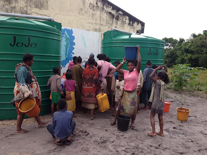 Rainwater harvesting in Madagascar