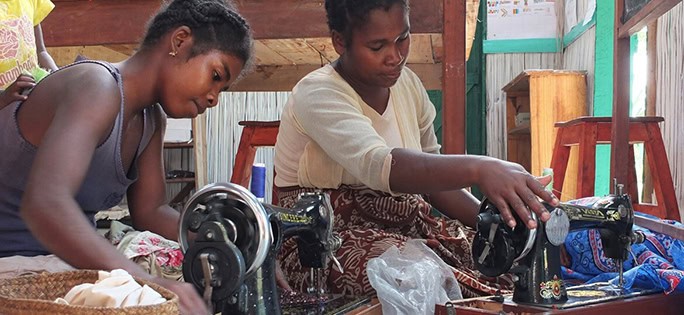 Stitch St Luce, making Masks for Madagascar, SEED Madagascar