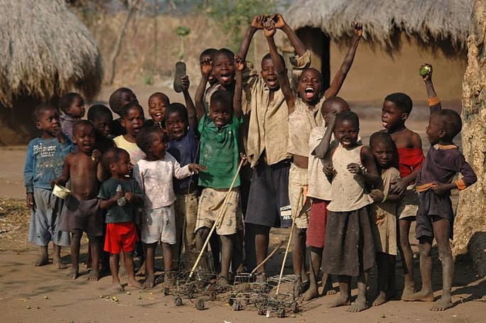 Kids in Ntchisi Malawi