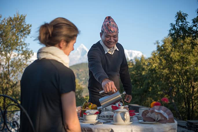 Nepal Tiger Mountain Pokhara Lodge Steward Chettra