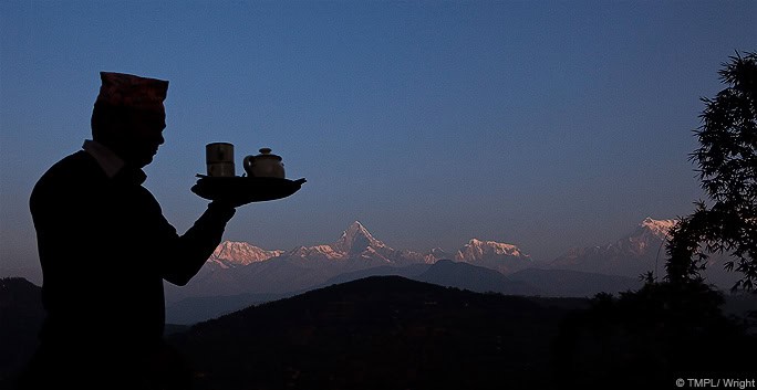 silhouette Chhettra Kumal - Tiger Mountain Pokhara Lodge, Nepal