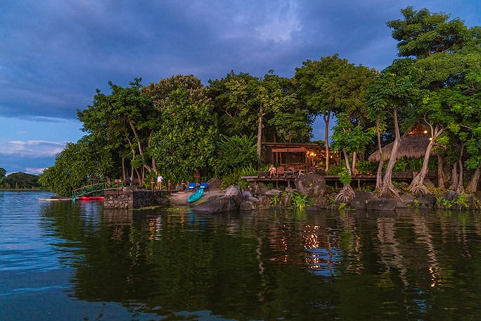 Nicaragua-El-Jicaro-Island-Ecolodge-Lake-Nicaragua-at-nighttime-684w