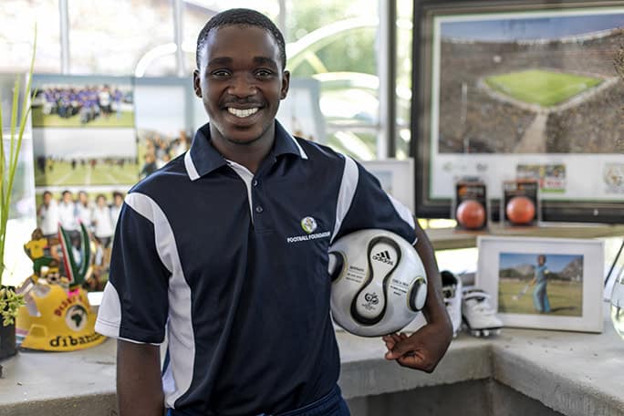 Football Foundation of South Africa (FFSA) Grootbos foundation Staff Matiwane soccer coach