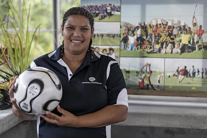 Football Foundation of South Africa (FFSA) Grootbos foundation Staff Natasha Bredekam Football Foundation Project Manager