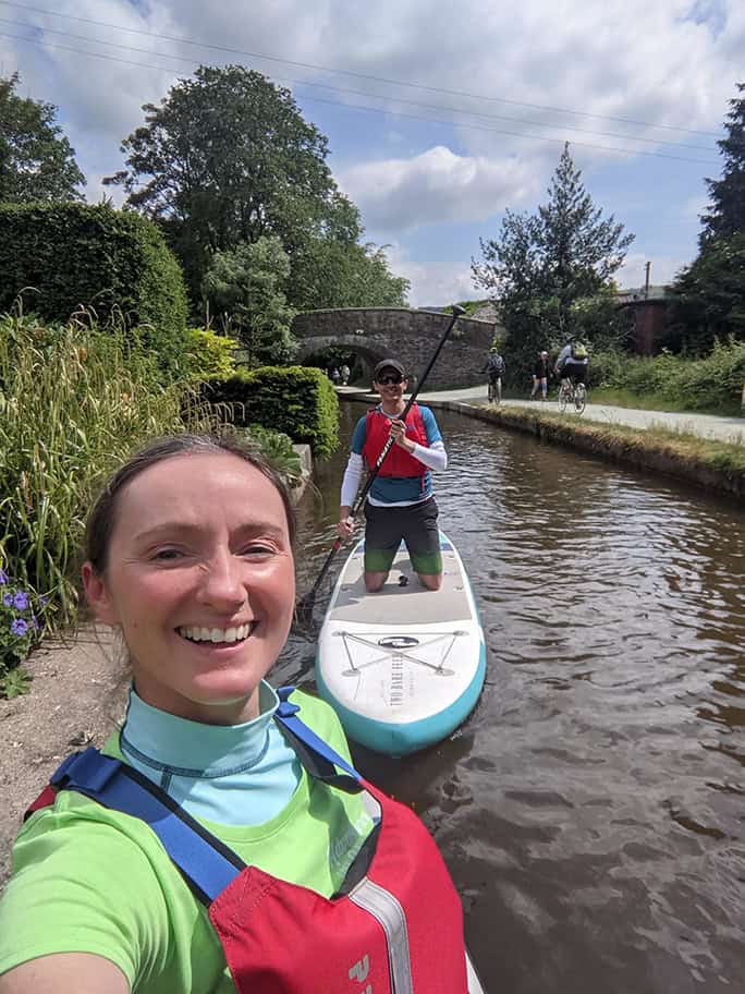 Wales Adventure Tours UK Yoga Surf Retreat paddleboarding