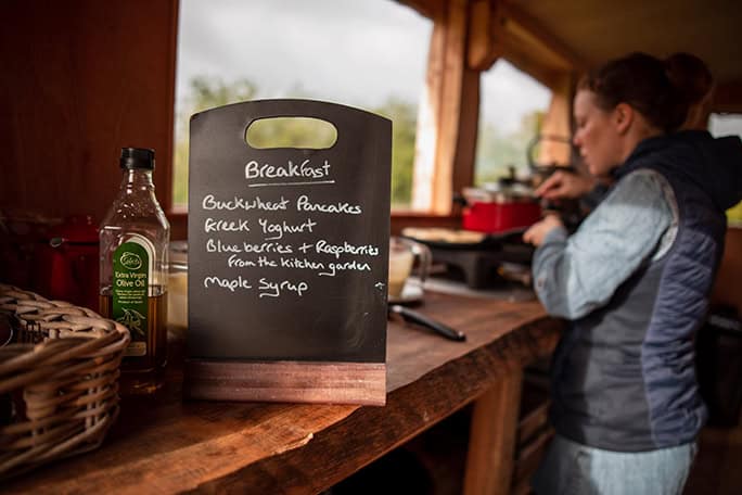 Wales Adventure Tours UK Wild Wellness menu