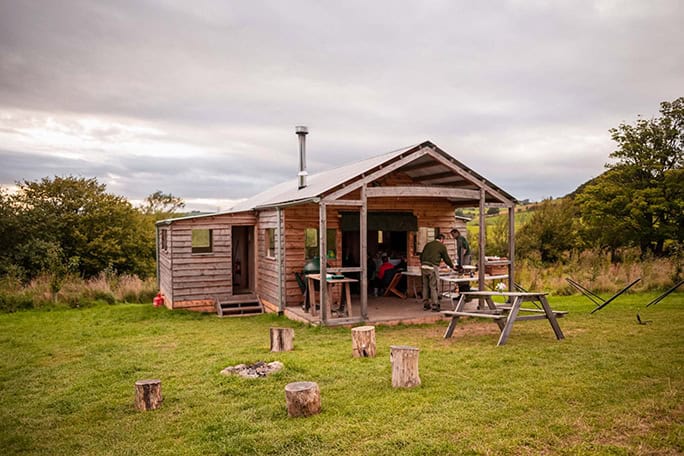 Wales Adventure Tours UK Wild Wellness cabin