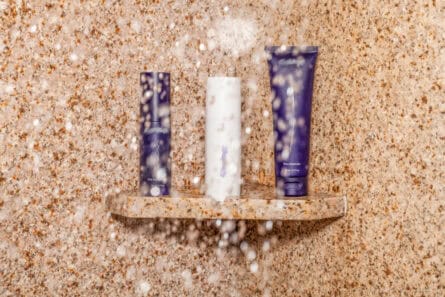 Reduce personal toiletries packaged in plastic > use natural alternatives in a reusable or recyclable container, or even without packaging.